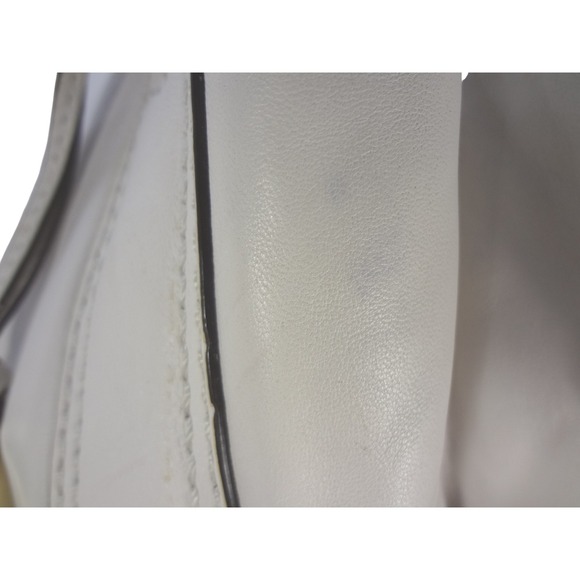 Michael Kors Cream Lambskin Leather Drawstring Shoulder Bag - Picture 7 of 9